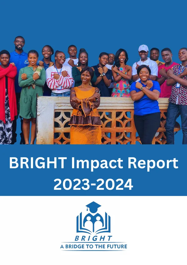 Cover of the BRIGHT Impact Report 2023-2024